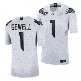 Noah Sewell Oregon Ducks Eggshell White Limited Football Jersey