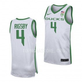 Brennan Rigsby Oregon Ducks 2022-23 Replica Basketball Jersey - White