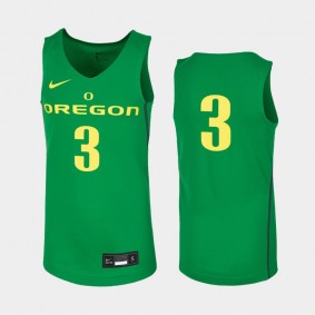 Oregon Ducks Jersey 2019-20 Replica College Basketball Youth Jersey - Kelly Green