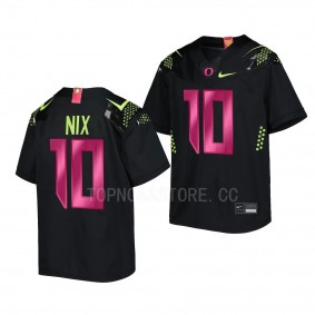 Bo Nix Oregon Ducks Breast Cancer Awareness Untouchable Football Jersey - Youth