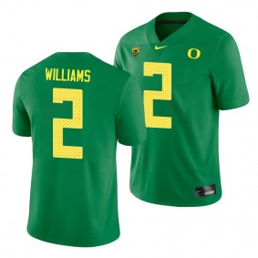 Oregon Ducks Devon Williams #2 Jersey College Football Game Jersey - Green