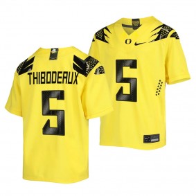 Oregon Ducks Vapor Fusion Kayvon Thibodeaux Yellow Replica Football Jersey