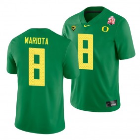 Oregon Ducks Marcus Mariota #8 Jersey 2021 Fiesta Bowl Game Jersey - Green