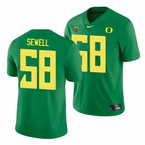 Oregon Ducks Penei Sewell Men's Jersey Game College Football Jersey - Green