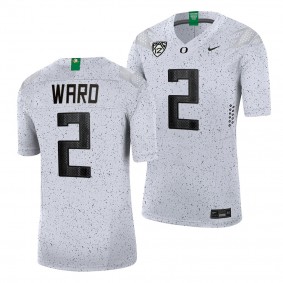 Oregon Ducks T.J. Ward Eggshell Men Jersey - White