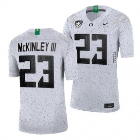 Oregon Ducks Verone McKinley III Eggshell Men Jersey - White