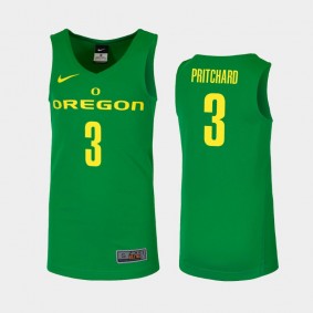 Oregon Ducks Payton Pritchard #3 Jersey Green Replica College Basketball Jersey - Men's